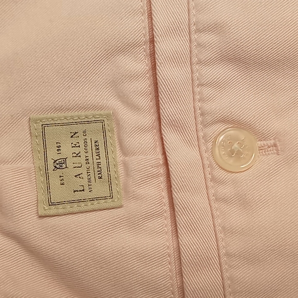 🌺 Lauren Ralph Lauren Soft Knit Casual Chino Shorts in Plus Size 16 - Picture 7 of 10